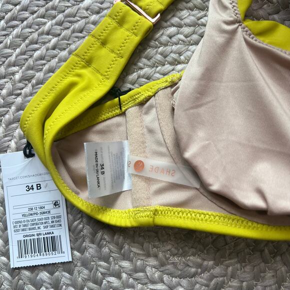 Shade & Shire wired bikini top Sz 34B - Picture 5 of 5